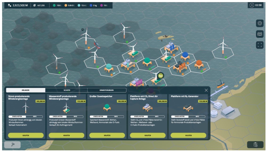 Green hydrogen online game