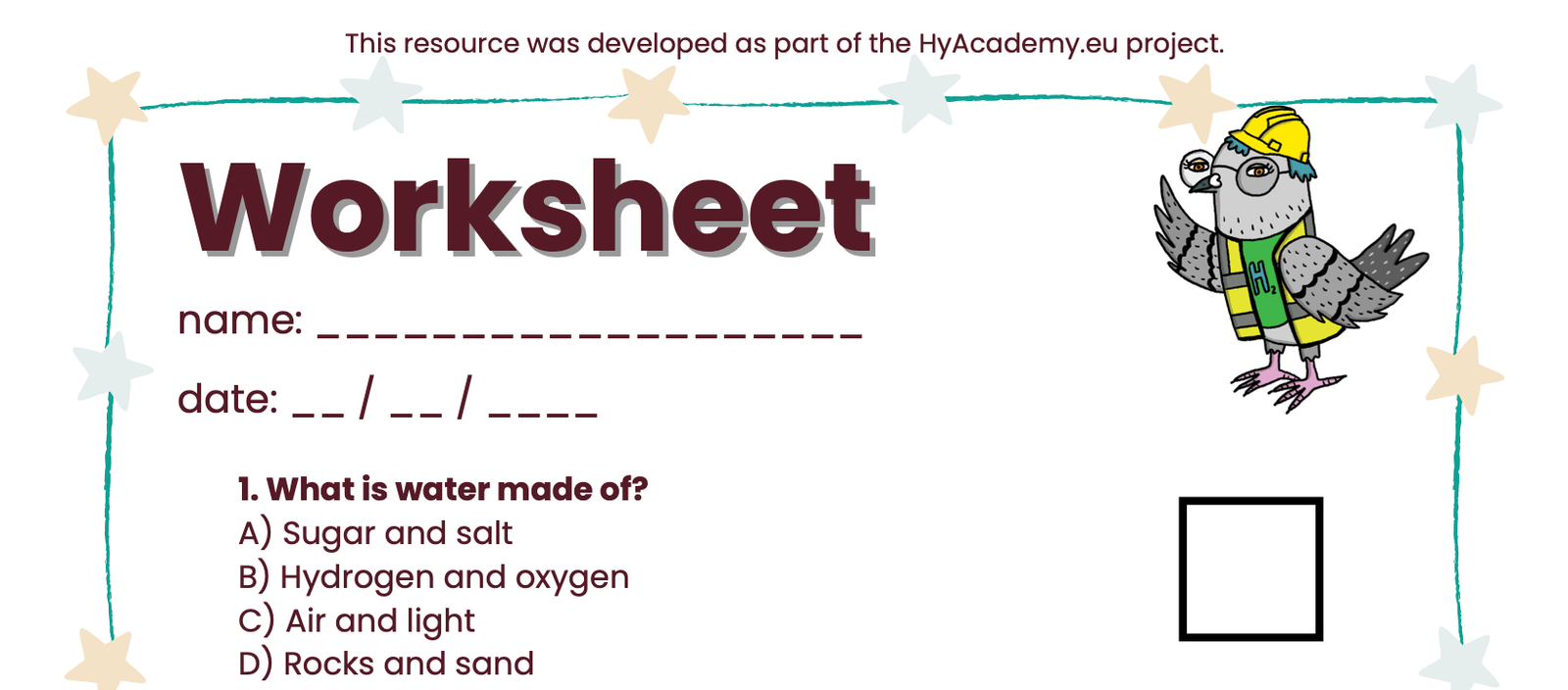 HyAcademy Word Search and Quiz